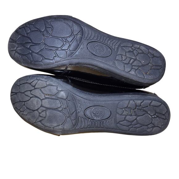 Earth Spirit Shoes Peni Slip On Black Leather Round Toe Low Comfort Womens Sz 10 - Picture 6 of 8